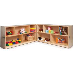 Fold & Roll Toy Storage Cabinet - 30”H