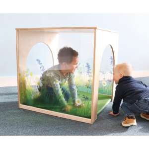 Nature View Playhouse Cube With Floor Mat Set