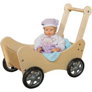 Wooden Baby Doll Stroller