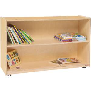 Mobile Wood Preschool Bookshelf