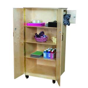 Wooden Teacher Storage Cabinet (30"x24"x61"H)