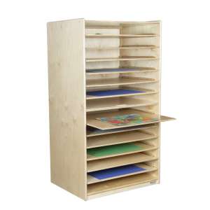 Mobile Wooden Game Paper Puzzle Rack