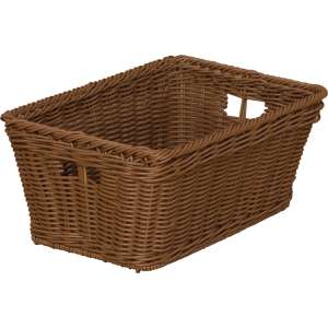 Small Plastic Wicker Preschool Storage Baskets - Set of 10