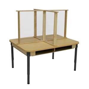 4 Person Desk with Sneeze Guard (36' X 48' W)