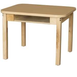 Laminate Student Desk with Hardwood Legs (18x24”)