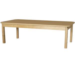 Laminate Classroom Table with Hardwood Legs (30x72”)
