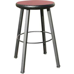 WB Welded Metal Lab Stool with Laminate Seat