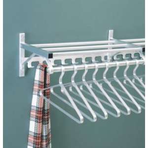 Wall Mounted Coat Rack with Hat Shelf and Hooks (6'6")