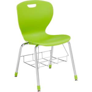 Zed School Chair with Bookbasket (18")