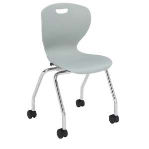 Zed School Chair with Casters (18")