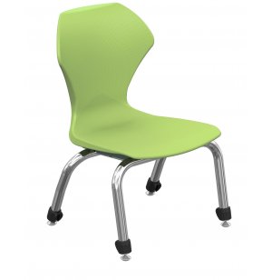 Apex Stacking School Chair - Chrome Frame