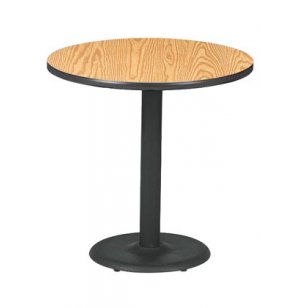 Round Cafe Table with Round Base