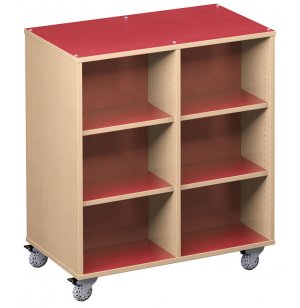 Palette Mobile Cubby Storage - Double-Sided