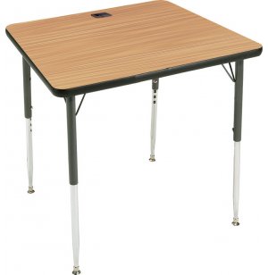 Adjustable Rectangular Computer Table