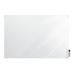 Harmony Frosted Glass Whiteboard - Round Corners
