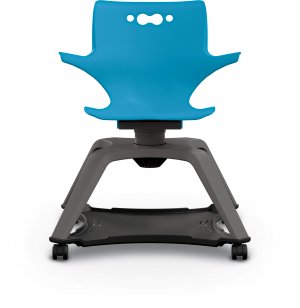 Enroll Chair with Arms & Hard Casters