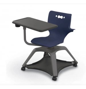 Enroll Chair with Tablet & Hard Casters