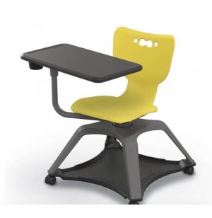 Enroll Chair with Tablet & Hard Casters