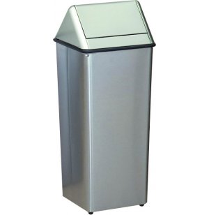 Stainless Steel Swing-Top Trash Can