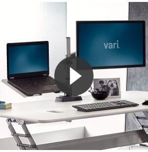 Monitor Arm + Laptop Stand by Vari®