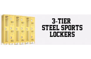 Penco Invincible II 3-Tier Steel Sports Lockers