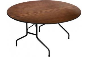 High Pressure Round Folding Tables by Correll