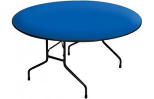 Educational Color Round Folding Tables by Correll
