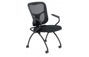 Flip Mesh Guest Chairs by Eurotech