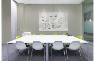 Harmony Glass Whiteboard by Ghent 