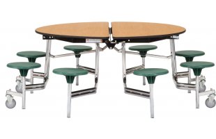 NPS Folding Cafeteria Tables with Stools