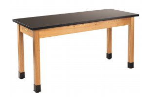 NPS Wood Lab Tables with Trespa® TopLab®PLUS