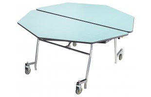 NPS Mobile Folding Octagon Cafeteria Tables