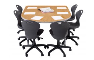 Dura Series Chad Collaborative Classroom Tables by Academia