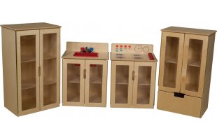 My Cottage Wooden Play Kitchen by Wood Designs