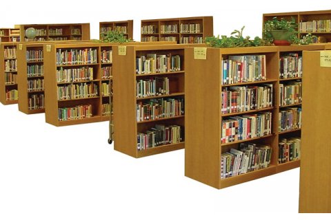Russwood All-Wood Library Shelving