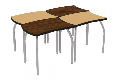 ELO Collaborative Shape School Desks by WB Manufacturing
