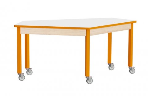 Steel-Leg Forward Vision Mobile Tables by Diversified