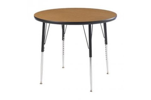 Round Adjustable Height Activity Tables