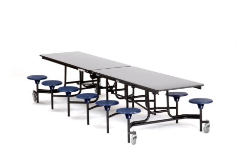 NPS Cafeteria Tables with Stools -Painted Frame