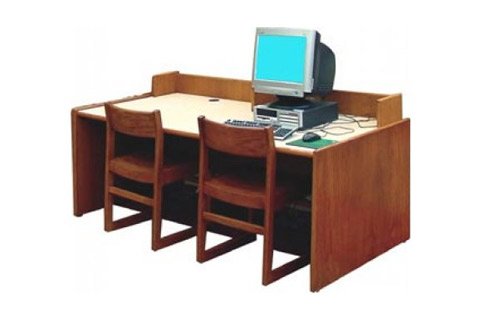Library Computer Tables by Russwood