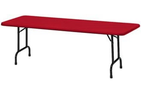 Color Top Plastic Resin Folding Tables