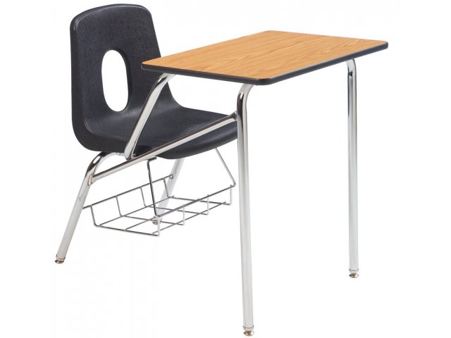 Poly Student Chair Desk Laminate Top 16 H Student Chair Desks