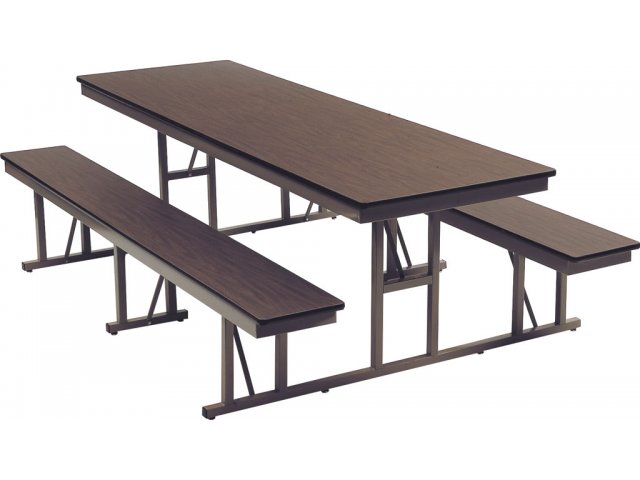 Shown: 6-8 seater cafeteria table.<br>Note: This model seats 4-6.