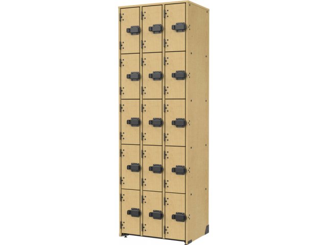 BandStor™ Instrument - BND-1001, Lockers 15 Doors, & Instrument Locker Cubbies Storage Solid