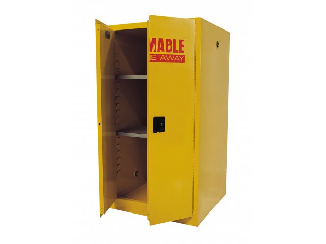 Flammable Liquids Safety Cabinet With 2 Shelves 60 Gal Efc 600