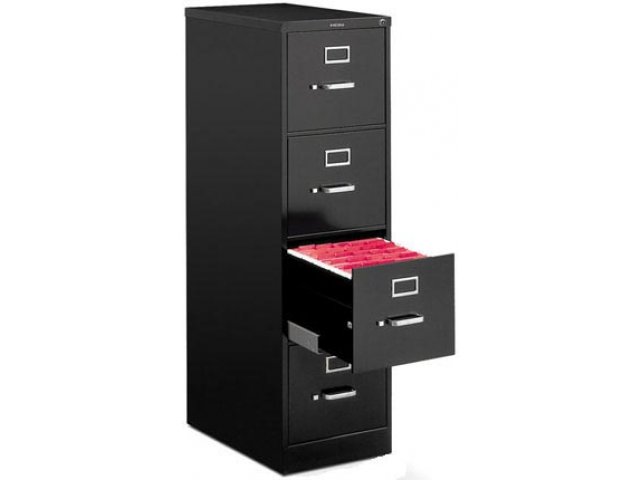 4 Drawer Letter Vertical File Cabinet