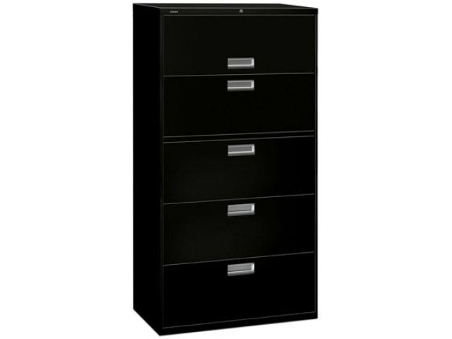600 Series 5 Drawer Lateral File Cabinet Hon 685 Metal File Cabinets
