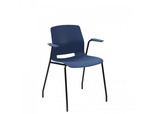 Shown in Navy Blue seat with White frame