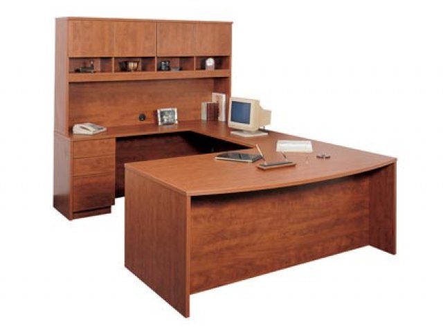 Executive Left U Shaped Office Desk Mdr, Wrap Around Office Desk