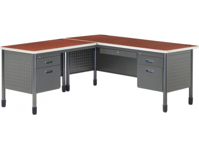 Mesa L Shaped Desk With Left Return Msa 6729l Office Desks